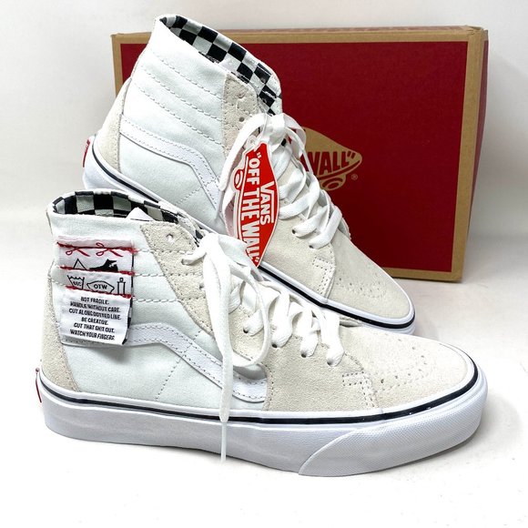 Vans Shoes - VANS Sk8-Hi Tapered Diy White Suede Women’s Size 6 Sneakers VN0A4U1624F